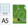 Recambio liderpapel din a5 100 hojas 75g/m2 rayado nº 46 6 taladros