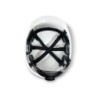 Casco faru polietileno ventilado 6 puntos fijacion ajuste ruleta color blanco