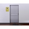 Pictograma archivo 2000 camaras de vigilancia en grabacion las 24 horas pvc amarillo luminiscente 210x297