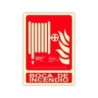 Pictograma archivo 2000 boca de incendio pvc rojo luminiscente 210x300 mm