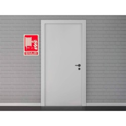 Pictograma archivo 2000 boca de incendio pvc rojo luminiscente 210x300 mm