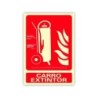 Pictograma archivo 2000 carro extintor pvc rojo luminiscente 210x300 mm