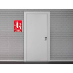 Pictograma archivo 2000 carro extintor pvc rojo luminiscente 210x300 mm