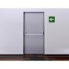 Pictograma archivo 2000 flecha izquierda pvc verde luminiscente 224x224 mm