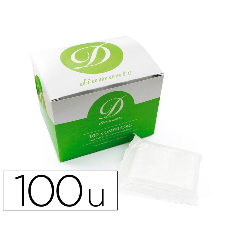 Gasa esteril algodon hidrofilo caja de 100 unidades Gasa esteril algodon hidrofilo caja de 100 unidades