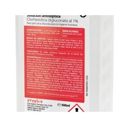 Solucion antiseptica clorhexidina desinclor 1% bote de 500 ml