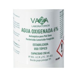 Agua oxigenada vaza bote de 250 ml