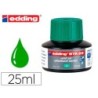 Tinta rotulador edding pizarra blanca btk-25 color verde bote 25 ml