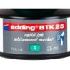 Tinta rotulador edding pizarra blanca btk-25 color verde bote 25 ml