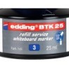 Tinta rotulador edding pizarra blanca btk-25 color azul bote 25 ml