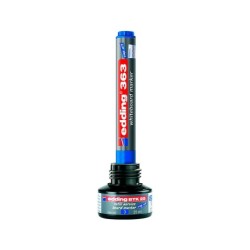 Tinta rotulador edding pizarra blanca btk-25 color azul bote 25 ml