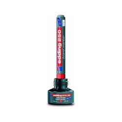 Tinta rotulador edding pizarra blanca btk-25 color rojo bote 25 ml