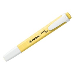 Rotulador stabilo fluorescente fino swing cool pastel amarillo cremoso