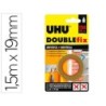 Cinta adhesiva uhu doublefix marron doble cara extra fuerte 1,5 mt x 19 mm
