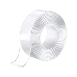 Cinta adhesiva uhu doublefix invisible doble cara extra fuerte 1,5 mt x 19 mm
