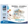 Bloc dibujo acuarela sadipal fabriano espiral din a4 10 hojas 350 g/m2 grano suave