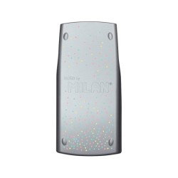Calculadora milan cientifica m240 silver 2 lineas 240 funciones 102 digitos color verde turquesa con tapa color
