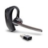 Auricular plantronics voyager 5200 uc para smartphone/portatil/tablets bluetooth alcance 30 mt