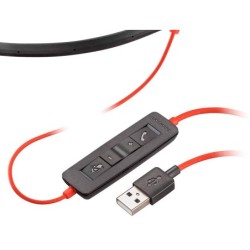 Auricular plantronics blackwire 3320 diadema cable usb-c/a con microfono cert. microsoft teams