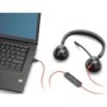 Auricular plantronics blackwire 3320 diadema cable usb-c/a con microfono cert. microsoft teams