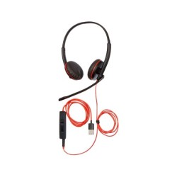 Auricular plantronics blackwire 3320 diadema cable usb-c/a con microfono cert. microsoft teams