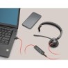 Auricular plantronics blackwire 3310 diadema cable usb-c/a monoaural con microfo no y cert. microsoft teams