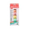 Rotulador liderpapel mini fluorescente pastel punta biselada estuche de 6 unidades colores surtidos