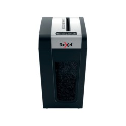 Destructora de documentos rexel secure mc6-sl eu capacidad 6 hojas grapas clips tarjetas y cd 18 l