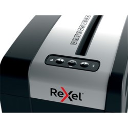 Destructora de documentos rexel secure mc6-sl eu capacidad 6 hojas grapas clips tarjetas y cd 18 l