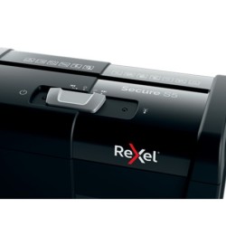 Destructora de documentos rexel secure s5 eu capacidad 5 hojas grapas clips tarjetas y cd papelera 10 l