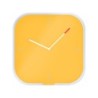 Reloj leitz cosy de pared silencioso cristal 30x30 cm amarillo