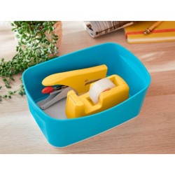 Portarrollo sobremesa leitz cosy plastico para cintas 33 mt color amarillo