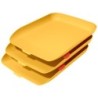 Bandeja sobremesa plastico leitz cosy set de 3 unidades amarillo 274x120x456 mm