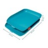 Bandeja sobremesa plastico leitz cosy set de 2 unidades azul 274x81x407 mm