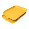 Bandeja sobremesa plastico leitz cosy set de 2 unidades amarillo 274x81x407 mm