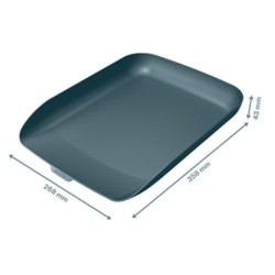 Bandeja sobremesa plastico leitz cosy gris 268x126x358 mm