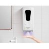 Dispensador para gel y jabon q-connect automatico sensor y soporte metalico 152 cm alto 13x11,5x27 cm 1000 ml blanco