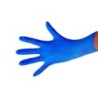 Guantes de nitrilo desechable sensitive sin polvo talla l grande color azul caja de 100 unidades