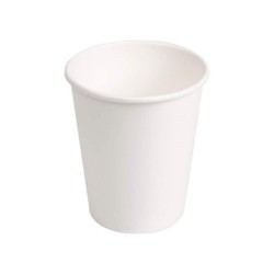 Vaso de carton biodegradable blanco 360 cc paquete de 40 unidades