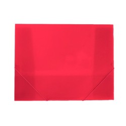 Carpeta liderpapel portadocumentos polipropileno dina4 rojo translucido lomo 50 mm