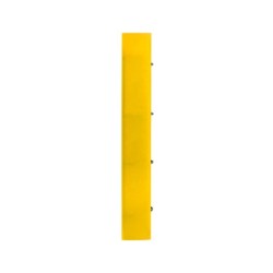 Carpeta con recambio liderpapel a4 cuadro 5mm 100 hojas 80g polipropileno 4 anillas 40mm amarillo fluor