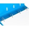 Carpeta con recambio liderpapel a4 cuadro 5mm 100 hojas 80g polipropileno 4 anillas mixtas 25mm azul