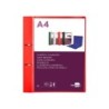 Carpeta liderpapel canguro 2 anillas 40 mm mixtas polipropileno din a4 rojo translicudo