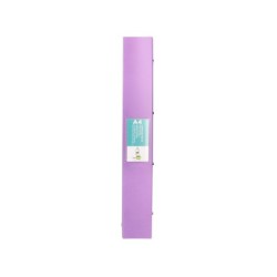 Carpeta liderpapel 4 anillas mixtas 40 mm polipropileno din a4 lavanda opaco