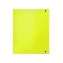 Carpeta liderpapel 4 anillas mixtas 40 mm polipropileno din a4 amarillo fluor opaco