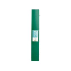 Carpeta liderpapel 4 anillas mixtas 40 mm polipropileno din a4 verde translucido