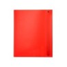 Carpeta liderpapel 4 anillas mixtas 40 mm polipropileno din a4 rojo translucido