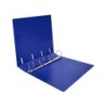 Carpeta liderpapel 4 anillas mixtas 40 mm polipropileno din a4 azul translucido