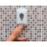 Dispensador gel lavamanos dahi abs color blanco capacidad 0,9l 210x128x90 mm