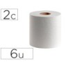 Papel secamanos dahi 2 capas celulosa gofrada 195 mm x 145 mt paquete de 6 rollos